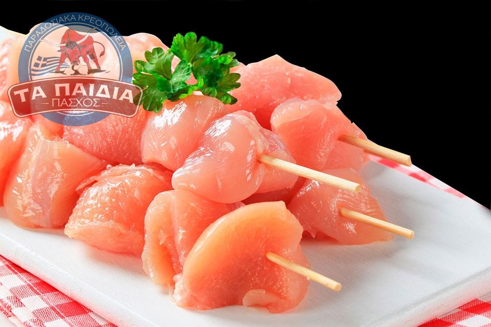 Σουβλακια κοτόπουλο